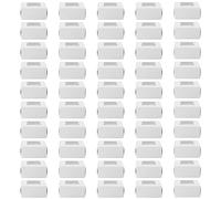 Wanjorlay 50 PièCes Mini BoîTe en Papier avec FenêTre PréSente BoîTe d'emballage BoîTe à Friandises pour Savon Fait Maison Bonbons de Boulangerie (Blanc)