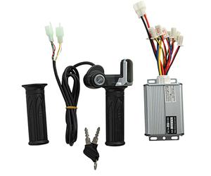 Wanjorlay Accessoires de Scooter éLectrique ContrôLeur Brossé et PoignéE D'AccéLéRateur 48V 1000W Convient pour de Scooter éLectrique