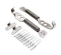 Wanjorlay Fixation de Ressort de Verrou de Kit de Serrure de Goupille de Crochet de Chapeau de BâTi de Course de Voiture D'Alliage D'