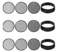 Wanjorlay Paquet de 3 Tamis de Tamis ExtéRieur ou Panoramique Sol Tamis Tamis de Jardin Maille Jardin Mini Tamis Tamis Sol Sable Tamis pour ExtéRieur