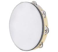 Wanjorlay Tambourin 10 Pouces Hand Drum Bell Tambourin Jingles Percussion Musical Educational Instrument For Adults