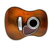 WANLIAN Boucle de ceinture de guitare, boucle de ceinture de base de musicien de musique de guitare unisexe adulte, boucle de ceinture de pays de guitare acoustique.