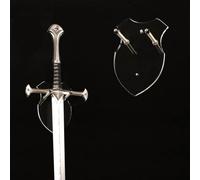 WANLIAN Épée murale support d’épée crochet mural affichage cintre support mural pour épée poignard hache keyblade pas d’épée-affichage vertical (Transparent 1 set)