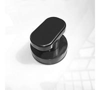 WANLIAN- Forte Ventouse Verre Miroir Poignée de Porte Réfrigérateur, Tiroir Salle de Bain, Baignoire Douche Cuisine Armoire (Noir Petit)