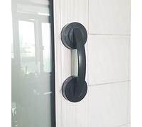 WANLIAN- forte ventouse verre miroir poignée, de porte réfrigérateur tiroir salle de bain ventouse, baignoire douche poignée cuisine tiroir armoire poignée ventouse (noir grand)