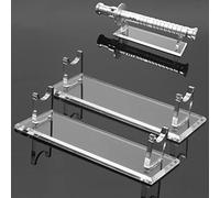 WANLIAN Lot de 2 supports de sabre laser en acrylique pour sabre laser de bureau - Transparent