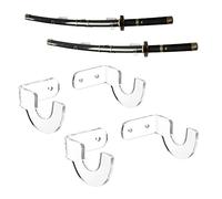 WANLIAN Lot de 2 supports muraux pour épées, support et crochet pour toutes les épées