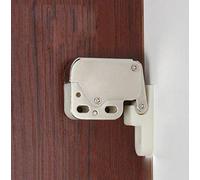 WANLIAN（Lot de 4） Système de pression automatique à ressort Push-In Touch Lock Mini Tip Latch Serrure de sécurité pour meubles de porte d'armoire