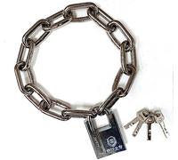 WANLIAN Serrure de disque de bicyclette résistante de serrure de bicyclette de sécurité de vélo avec la serrure de chaînes de 8mm, serrure de moto