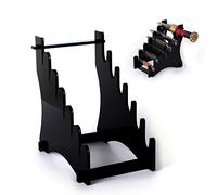 WANLIAN Support d’exposition de couteaux, Poignard Stand Support d’affichage de bureau en acrylique pour couteau de chasse, poignard, écran de couteau de poche (Noir)