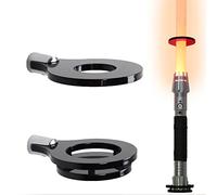 WANLIAN Support mural de sabre laser Vertical Support de sabre laser Acrylique Support d’affichage de sabre laser Mur d’affichage du sabre laser (Noir, afficher 1 sabre laser)