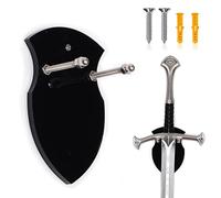 WANLIAN Support Mural en Acrylique pour Épée et Couteau - Support de Poignard (1 Pièce Noir)