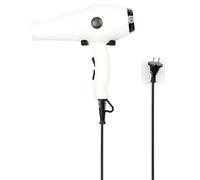 WANLIAN Support mural universel pour sèche-cheveux - Support mural pour salle de bain - Noir