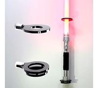 WANLIAN Support Mural Vertical pour Sabre Laser - Support de Lévitation Compatible avec Épée Laser (Noir, 1 Trou)