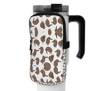 WANLON Kiwi Bird Mignon Sac de sport polyvalent pour bouteille de sport - Idéal pour la marche, la randonnée, le yoga, la gym - Résistant à l'eau et aux chocs, Noir , S, Porte-cartes de visite