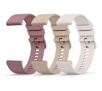 Wanme 3 Pièces 20mm 22mm Bracelet de Montre en Silicone, Souple Bracelet de Replacement en Dégagement Rapide avec Boucle en Même Couleur Homme Femme 20mm 22mm