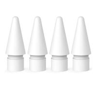 Wanme 4 Pieces Pointes Compatible pour Apple Pencil 2e Génération Apple Pencil 1re Génération, Tip de Rechange Compatible avec Apple Pencil (Blanc)