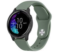 Wanme Bracelet Compatible avec Garmin Venu/Venu Sq/Garmin Vivoactive 3/Vivoactive 3 Music/Vivomove Style/Vivomove 3, Bracelet Pour Forerunner 55/Approach S12 (Olive Verte)