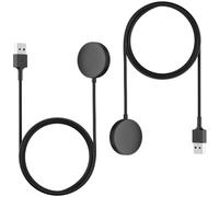 Wanme Chargeur Compatible avec Samsung Galaxy Watch FE/Ultra/Watch 7/Watch 5/Watch 5 Pro/Watch 4/4 Classic/Watch 6/6 Classic/Active 2/Watch 3, 100cm Câble USB Remplcmet pour Samsung Watch (Noir*2)
