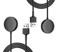 Wanme Chargeur Compatible avec Samsung Galaxy Watch FE/Ultra/Watch 7/Watch 5/Watch 5 Pro/Watch 4/4 Classic/Watch 6/6 Classic/Active 2/Watch 3, 100cm Câble USB Remplcmet pour Samsung Watch (2 Noir)