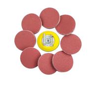 Wanmutrun 100 Pièces Papier Abrasif Set Hook and Loop 75mm Grain1500 Disques Abrasifs Pour Petites Polisseuses