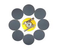 Wanmutrun 50mm Imperméable Papier Abrasif Set Hook and Loop 90pcs Grain240 Carbure de Silicium Disques abrasifs Convient pour les Petites Machines à Polir