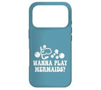 Wanna Play Mermaids? Lunettes de Natation Amusantes avec Tuba Bulles Coque pour iPhone 17 Pro
