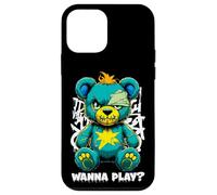 Wanna Play Ours en Peluche Effrayant Motif Street Art Coque pour iPhone 12 Mini