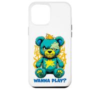 Wanna Play Ours en Peluche Effrayant Motif Street Art Coque pour iPhone 12 Pro Max