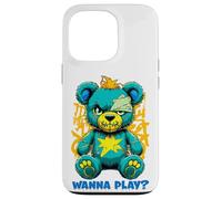 Wanna Play Ours en Peluche Effrayant Motif Street Art Coque pour iPhone 13 Pro