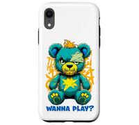 Wanna Play Ours en Peluche Effrayant Motif Street Art Coque pour iPhone XR
