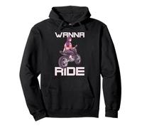 Wanna Ride Moto Girl Anime Sweat à Capuche