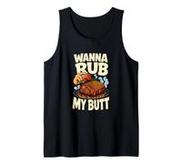 Wanna Rub My Butt Funny Grill Master Shaker pour Barbecue Débardeur