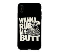 Wanna Rub My Butt Pitmaster Pork Shoulder Grill Blague Coque pour iPhone XS Max