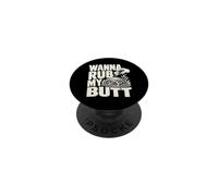 Wanna Rub My Butt Pitmaster Pork Shoulder Grill Blague PopSockets PopGrip Adhésif