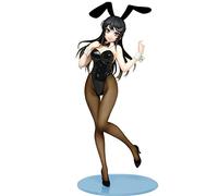 WANSHI Figurine d'action en PVC de 23 cm, Adolescent Idiots Don't Dream of Bunny Girl Sakurajima Mai Statue Model Sakurajima Mai Figurine Anime Figures Cadeau Décoration Cadeau