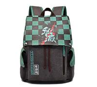 WANSHIXIANG Anime Demon DS Slayer Pourfendeur De DéMon Tanjirou Cosplay Sac à Dos 42x27x12cm - Licence Officielle