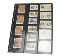 Wansiman Collection De Timbres Pages,Pages de Timbres,Classeur Timbres Collection,Encart De Collection De Timbres,Album De Timbres-Poste,Timbre Page Collection,Classeur Timbres pour Votre Collection