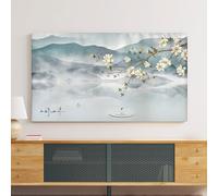 Wansiman Couverture de Télévision Protection,TV Housse Anti-poussière Housse de Protection Universelle,Cache-PoussièRe pour TéLéViseur éLastique,Respirant,Dissipation,pour TV de 22 à 70 Pouces