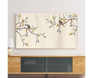 Wansiman Couverture de Télévision Protection,TV Housse Anti-poussière Housse de Protection Universelle,Cache-PoussièRe pour TéLéViseur éLastique,Respirant,Dissipation,pour TV de 22 à 70 Pouces