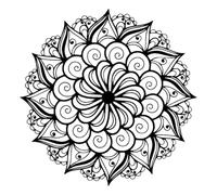 Wansiman Murale Mandala en MéTal,DéCoration Murale Mandala MéTal,Grande DéCoration Murale Mandala en MéTal,Grand Mandala Rond en MéTal Noir,Motif Mandalas,pour Salle De Yoga,Bureau Et Maison