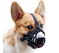 Wansiman MuselièRe pour Chien,Museliere Anti-Aboiements,MuselièRe Panier pour Chiens,MuselièRe Panier,MuselièRe Panier,PréVient L'Aboiement,Anti Morsure,RéGlable,pour Petits,Moyens Et Grands Chiens