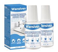Wansiven vernis pour carrelage, peinture de retouche émail 30 ml, peinture de réparation pour salle de bain, convient pour cuisine, salle de bain, réfrigérateur, douche, évier 30 ml