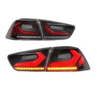 WANSONGHUI Ensemble De Feux Arrière Pour Mitsubishi Pour Lancer Pour EVO Pour EX Pour SE Pour ES Pour GT Pour GTS Pour DE X 2007-2020 Ensemble Feux Arrière DRL À LED(Smoke No RGB)