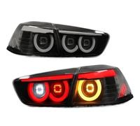 WANSONGHUI Ensemble De Feux Arrière Pour Mitsubishi Pour Lancer Pour EVO Pour X 2008-2020 4 Pièces Feux Arrière À LED Avec Clignotants