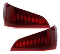 WANSONGHUI Ensemble De Feux Arrière Pour Q5 2008-2017 2 Pièces Feux Arrière À LED De Voiture Feux De Freinage Arrière Clignotants Séquentiels(For 2013-2018 Year)