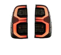 WANSONGHUI Ensemble De Feux Arrière Pour Toyota Pour Hilux 2015-2021, Mise À Niveau Des De Voiture, Feux Arrière Clignotants, Accessoires(Brown lights one set)