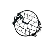 WANSONGHUI Phare Protecteur Maille Grille Protection Pour Phare Avant De Moto Pour Guzzi V9 Bobber V9 Roamer V7 Stone Special Custom 2023 2024(LOGO)