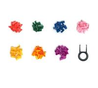 WANSUPYIN 2024 112 x 9,9 mm DIY LED Cover Couleurs assorties pour clavier mécanique 104