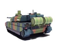 WANSUPYIN Modèle de char de combat principal Leclerc français 2023 à l'échelle 1:43 pour collection (kit non assemblé)
